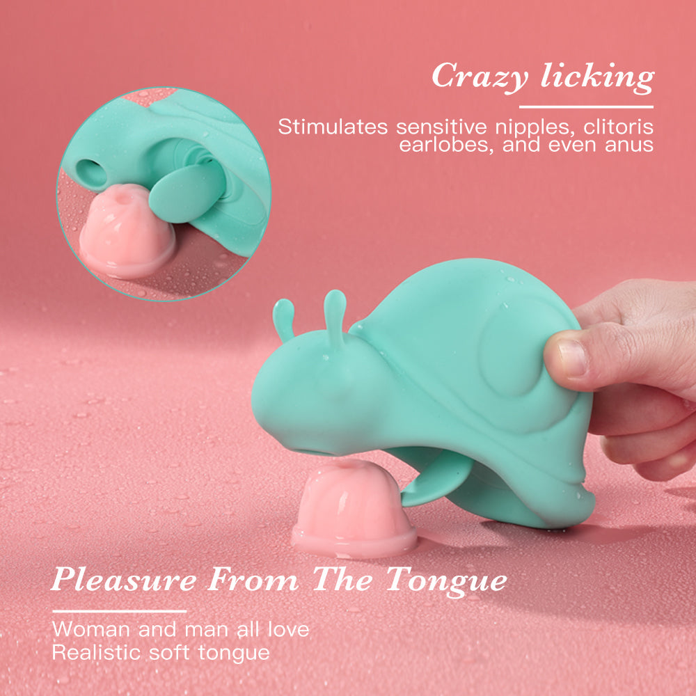 Magic Snail Vibrator, Magic Snail Sucking and Licking Vibrator, Womens