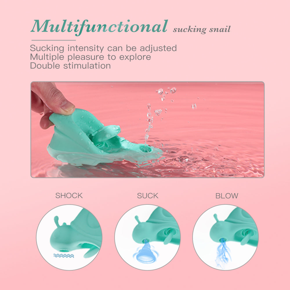 Magic Snail Vibrator, Magic Snail Sucking and Licking Vibrator, Womens