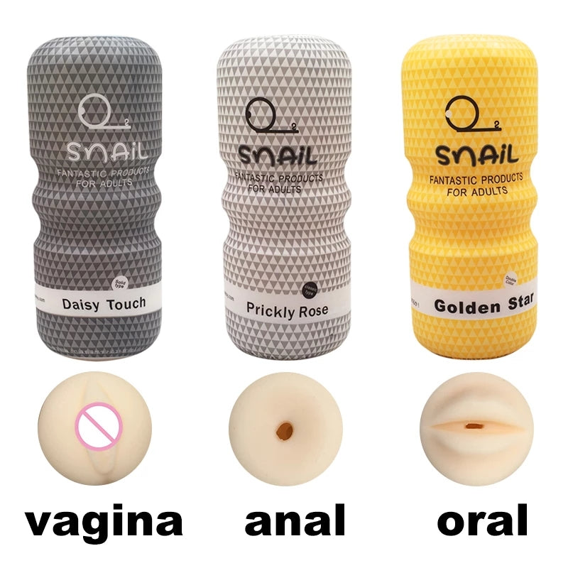 Snail Masturbation Cups, Male Masturbation Toys