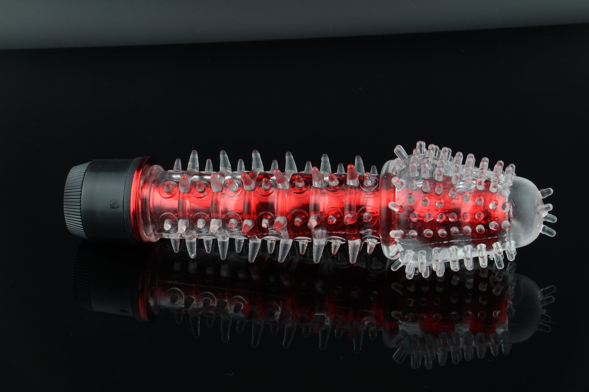 Prickle Pickle studded vibrating dildo, Studded vibrating  dildo, runs off AA batteries