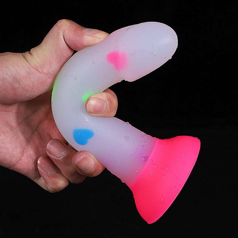 Suction Candy Heart Dildo