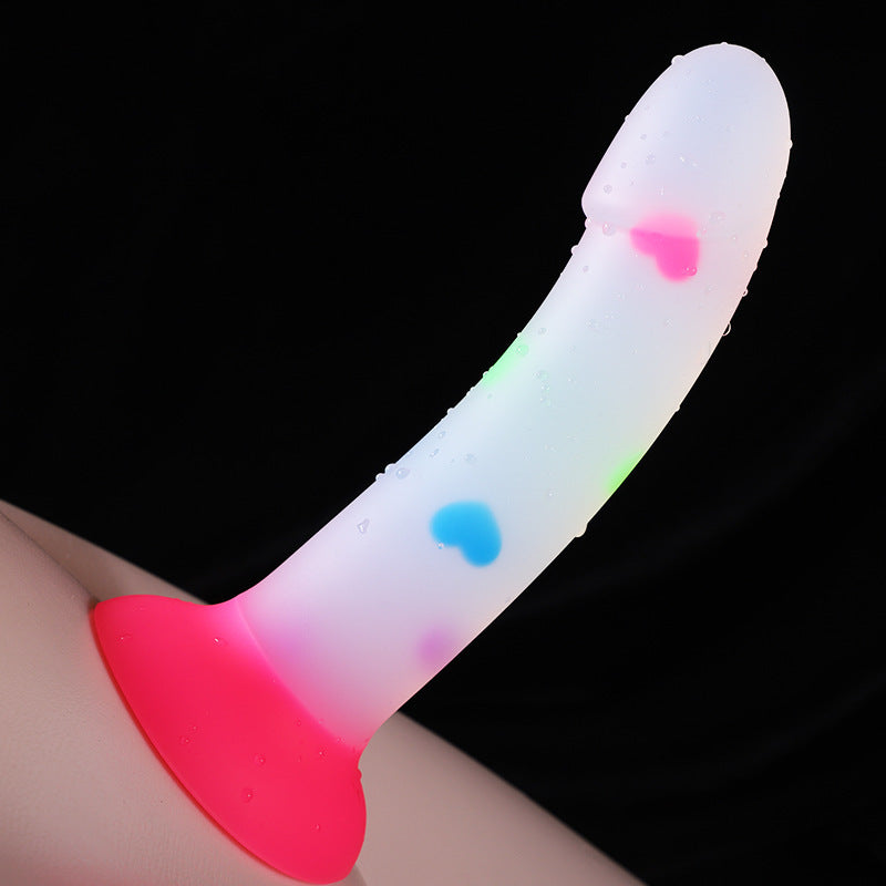 Suction Candy Heart Dildo