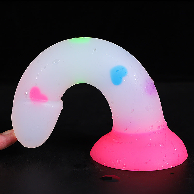 Suction Candy Heart Dildo