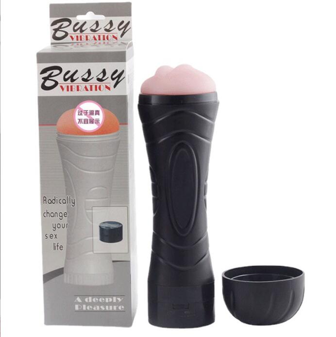 Fleshlight with vibration, Bussy Fleshligth with vibration, flashlight style masturbation cup