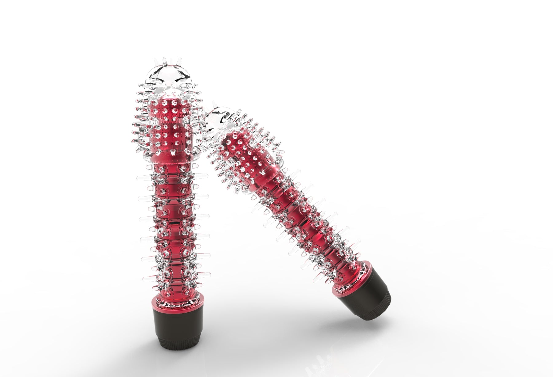 Prickle Pickle studded vibrating dildo, Studded vibrating  dildo, runs off AA batteries