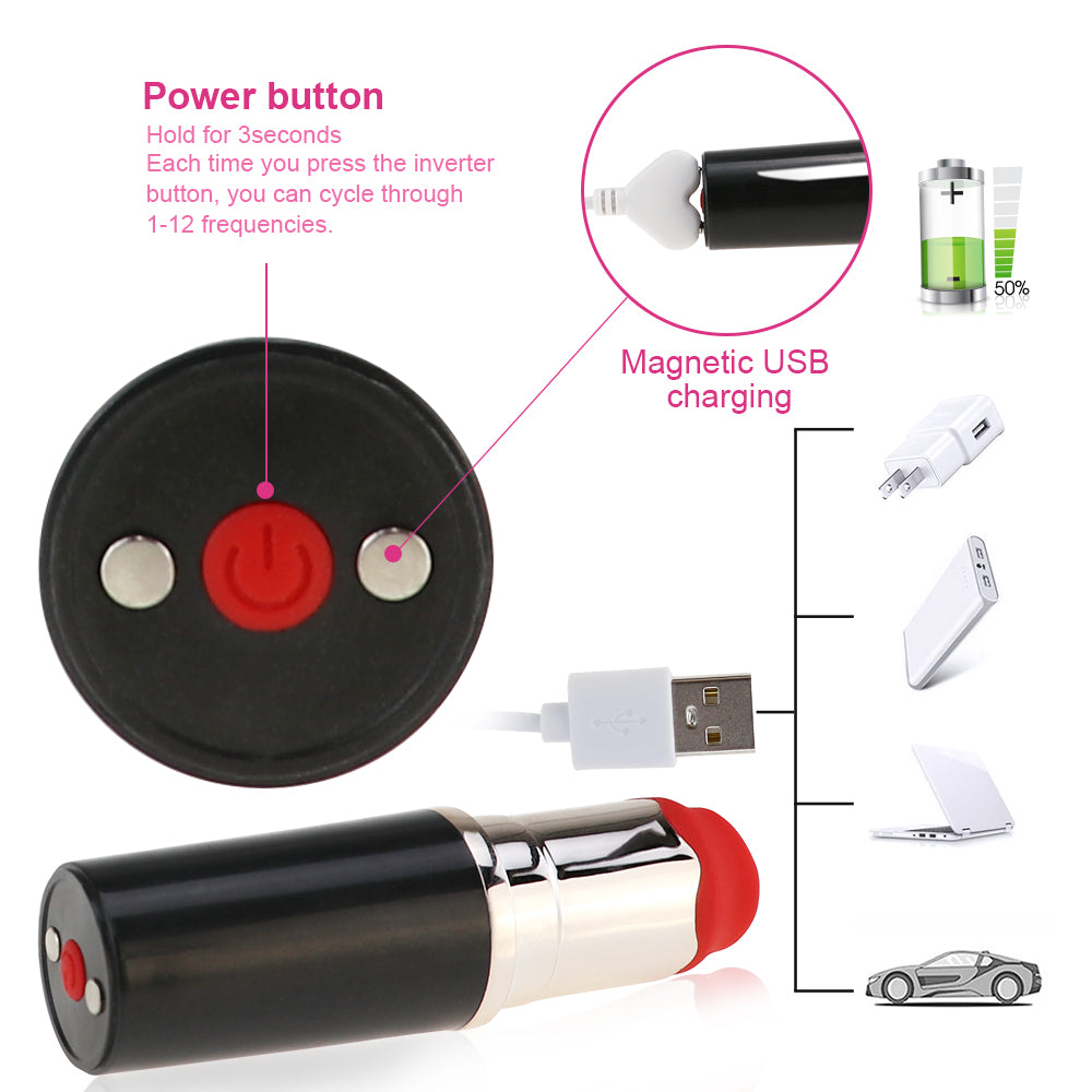 Rechargeable Lipstick Vibrator